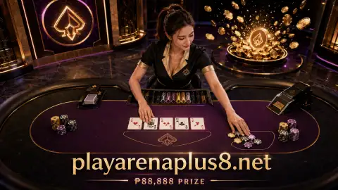ARENAPLUS live casino continuation scene leading from the table toward supplied site access routes
